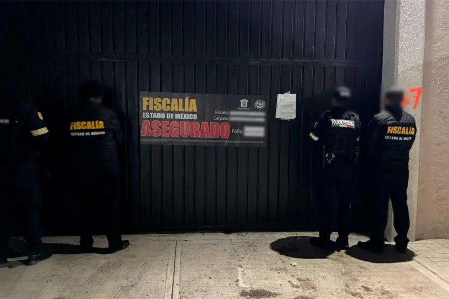 Camión robado es asegurado durante cateo policial en el Edomex