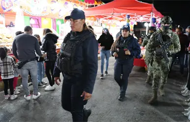 Implementan operativo de seguridad durante compras navideñas en Edomex