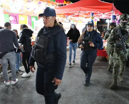Implementan operativo de seguridad durante compras navideñas en Edomex