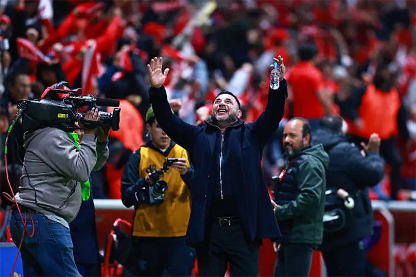 imagen recuadro Toluca logró controlar el ritmo durante gran parte del primer tiempo. Foto: Getty Images