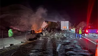 Carretera Saltillo - Monterrey: reanudan circulación tras caos vial 