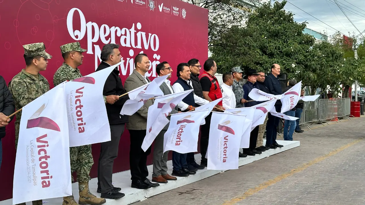 Con distintas corporaciones de seguridad buscan brindad seguridad en la capital de Tamaulipas | Foto: Daniel Espinoza