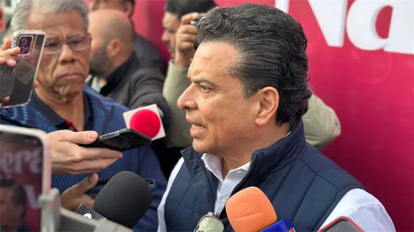 El presidente Municipal de Ciudad Victoria, Eduardo Gattás, dio arranque al operativo navideño | Foto: Daniel Espinoza