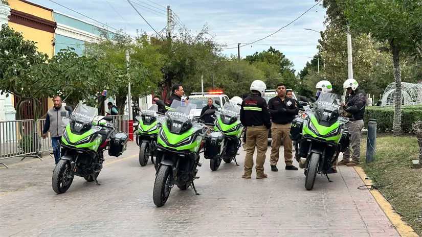La delegación de Tránsito forma parte del operativo navideño en la capital de Tamaulipas | Foto: Daniel Espinoza
