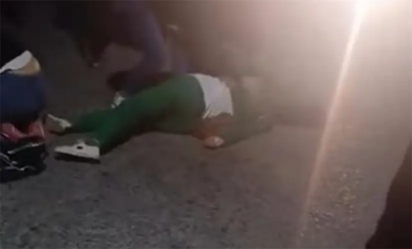 Un atropello múltiple interrumpió una peregrinación en el municipio de Hidalgo. Foto: POSTA MX