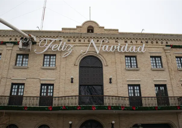 Beto Granados convierte la Presidencia Municipal en un espacio navide&ntilde;o para todas las familias de Matamoros