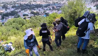 Descubren restos humanos en Topilejo durante búsqueda de desaparecidos en el Ajusco, CDMX