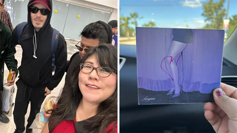 imagen recuadro Fans recibiendo a