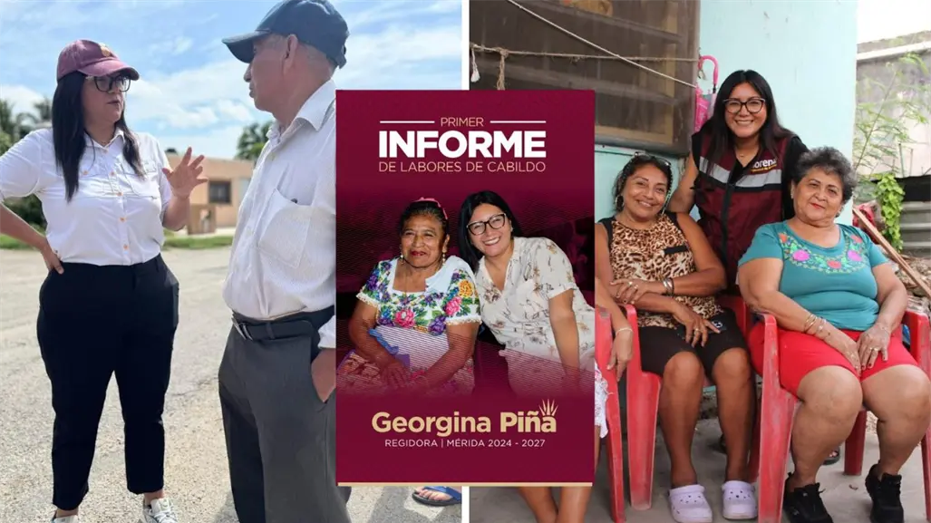 Georgina Piña presenta su primer informe de actividades como regidora en Mérida