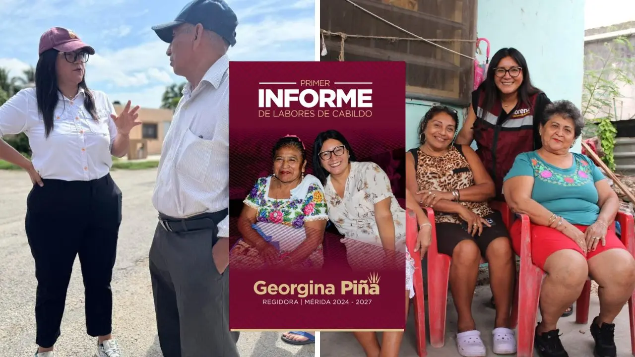 Aspectos de los recorridos que ha realizado la regidora Georgina Piña por diversas colonias de Mérida para escuchar las inquietudes de los ciudadanos.- Fuente Georgina Piña