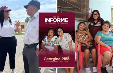 Georgina Piña presenta su primer informe de actividades como regidora en Mérida