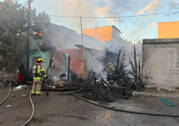 Incendio en Apodaca provoca da&ntilde;os en una vivienda