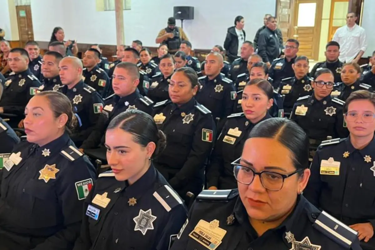 Saltillo refuerza su seguridad al contar con mil 330 policías municipales, destacando su compromiso por ser la capital más segura de México. Foto: Leslie Delgado