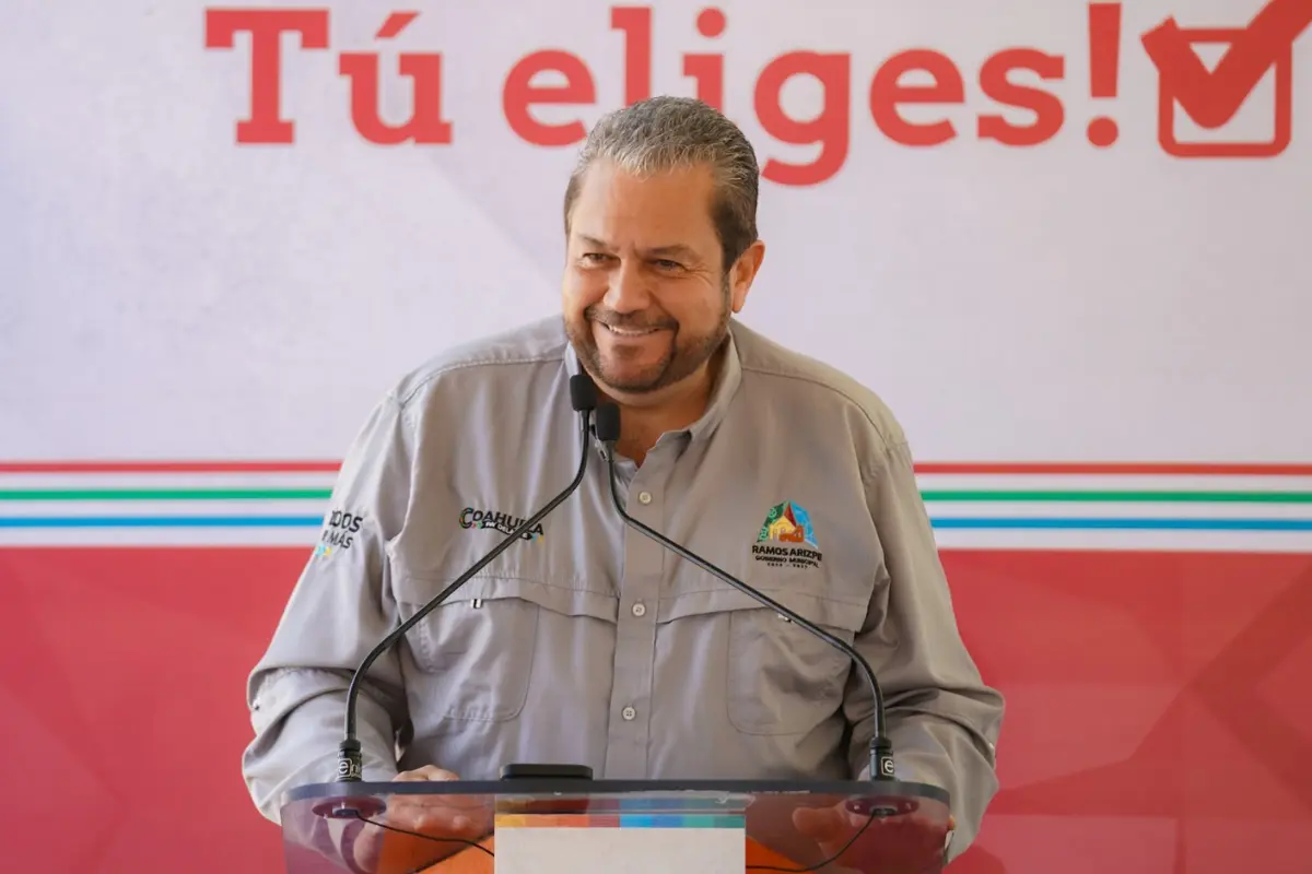 Tomás Gutiérrez presenta su informe de gobierno destacando significativos logros en movilidad, seguridad y salud para los ciudadanos de Ramos Arizpe. Foto: X @TOMASGTZM