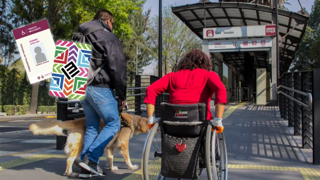 Las personas con discapacidad pueden hacer que sus traslados sean más accesibles con este beneficio. Foto: Metrobús CDMX | X @DIFCDMX