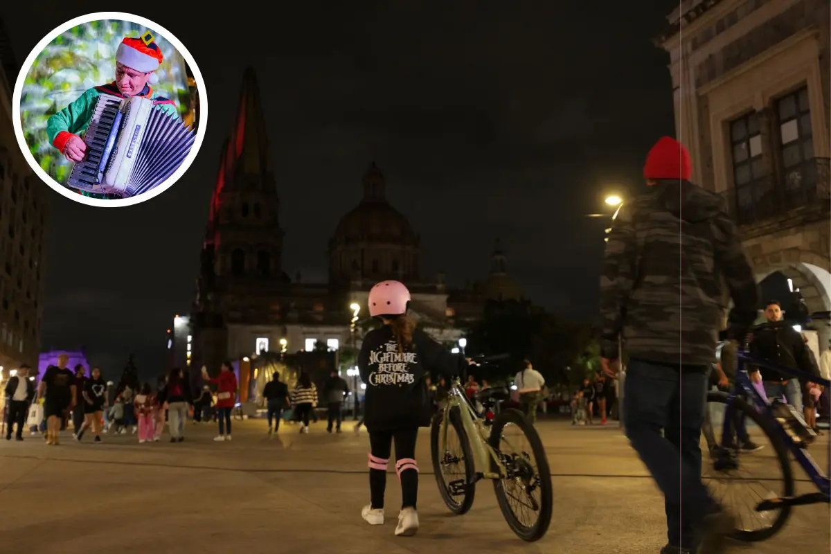 Vive Bien de Noche en Guadalajara, este evento da vida nocturna al Centro Histórico. Foto: Gobierno de Guadalajara | Canva