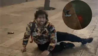 Joven pierde control de scooter y termina sumergido en el Santa Lucía en Monterrey I VIDEO