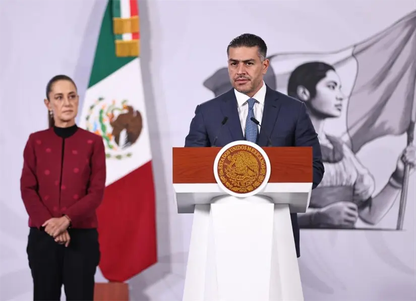 imagen recuadro Claudia Sheinbaum y Omar García Harfuch. Foto: Secretaría de Seguridad y Protección Ciudadana