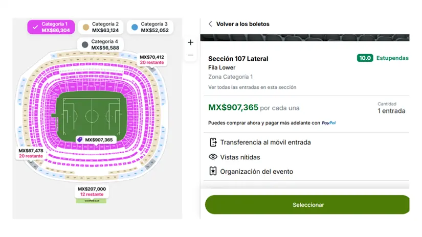 imagen recuadro Aumento de precios en páginas de reventa | Viagogo