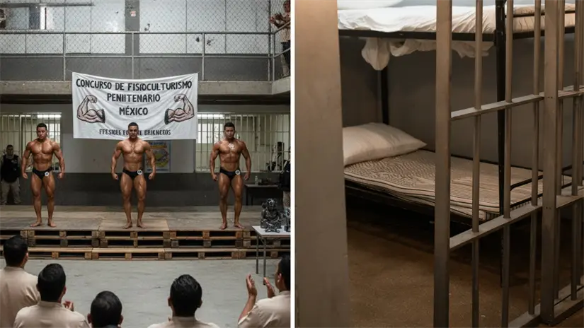 Imagen ilustrativa del Torneo de Fisicoculturismo 2025 en centro penitenciario para la reinserción social en CDMX | Gemini IA