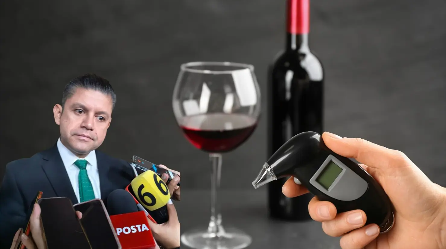 El comisionado de Seguridad y Protección Ciudadana, Miguel Ángel Garza Félix, habló sobre los operativos antialcohol. (Marco Juárez | Canva)