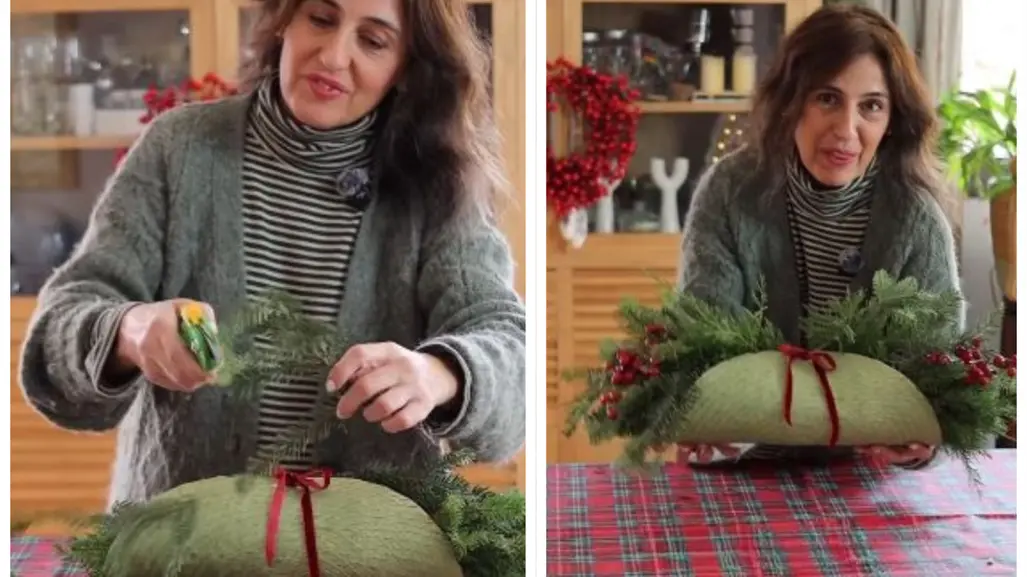 DIY Navideño: Haz un centro de mesa elegante en minutos y muy barato