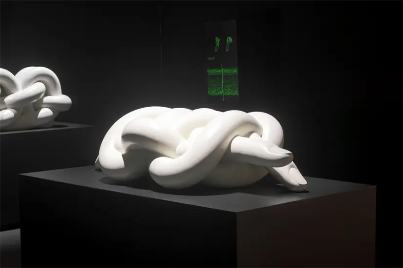 Una constelación artística en MARCO: Vidales, Muñoz y Guzmán tejen nuevas miradas en En el hilo de la noche, la trama del mundo. Foto: MARCO.