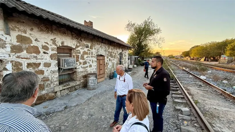 imagen recuadro Otro de los espacios históricos visitados es la estación del ferrocarril en Río Bravo | Foto: SEDEMUA