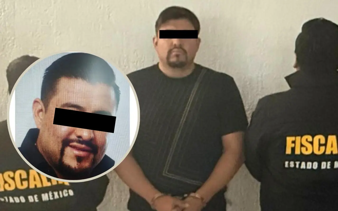 Christian Jesús “N”, alias “Gimy”, ex regidor de Chalco. Foto: X/ @FiscaliaEdomex | @COBUPEM (Canva)