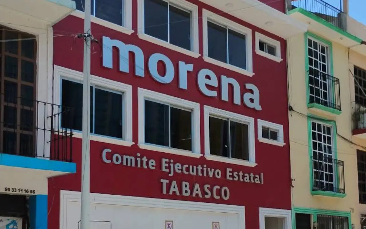 Exterior de las oficinas de Morena Tabasco en Villahermosa. Foto: Google Maps (Daniel Castro)