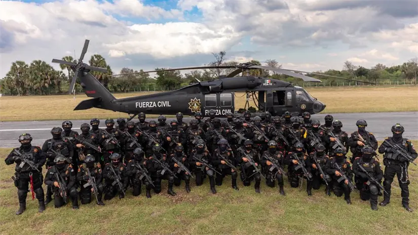 imagen recuadro Los elementos de Fuerza Civil han visto reforzada su estrategia del operativo Muralla. Foto: Fuerza Civil.