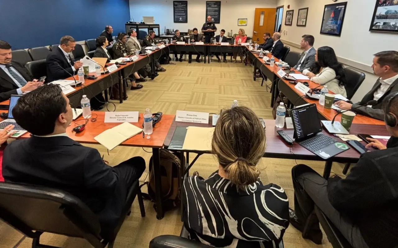 Primera reunión del Grupo de Implementación de Seguridad México–Estados Unidos. Foto: Secretaría de Relaciones Exteriores