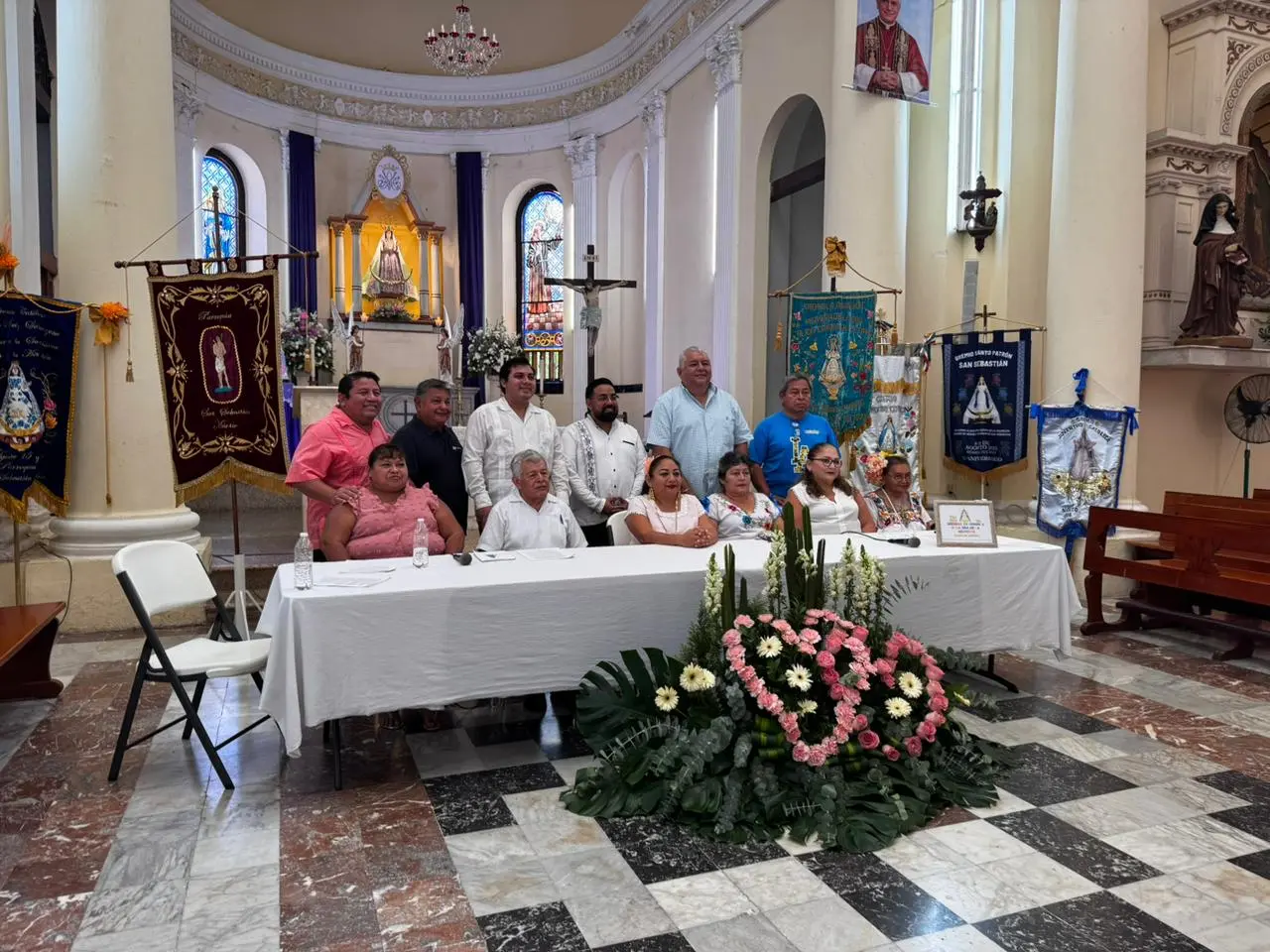Gremios en Yucatán, en el barrio de San Sebastián. Foto: Irving Gil.