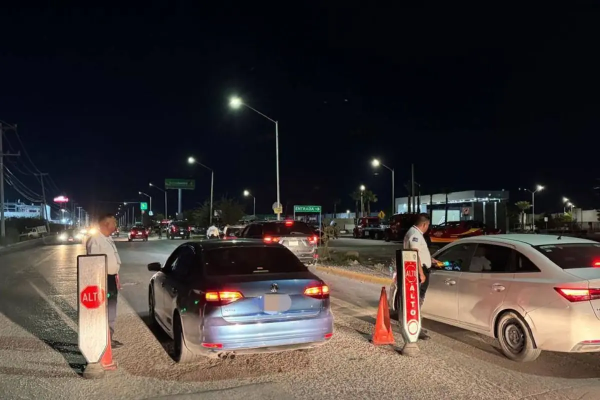 Operativo antialcohol en Coahuila / Foto: Municipio de Torreón