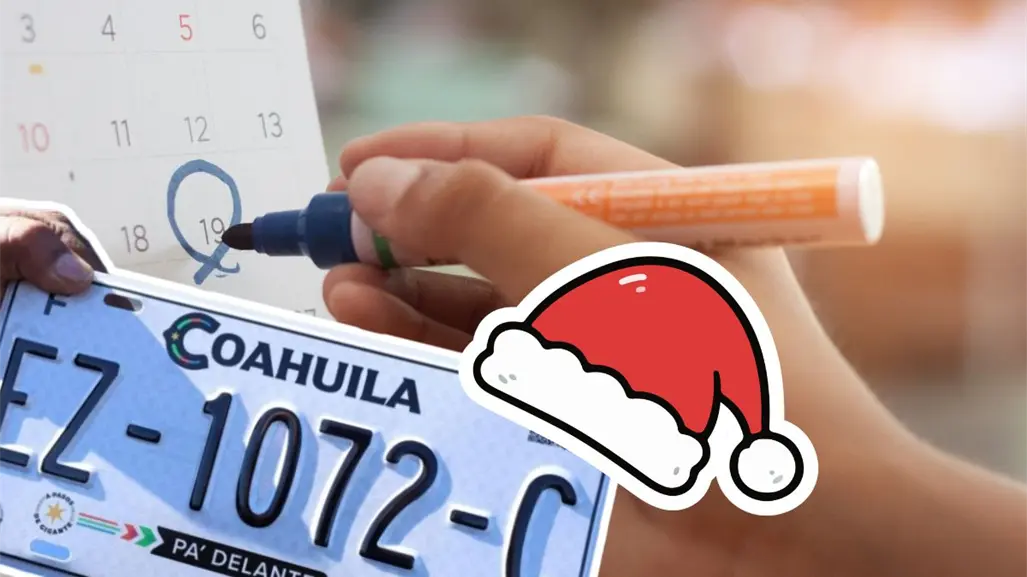 Placas vehiculares en Coahuila: ¿hay descuentos este diciembre 2025?