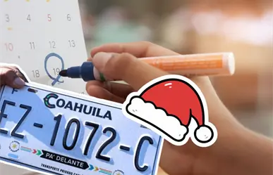 Placas vehiculares en Coahuila: ¿hay descuentos este diciembre 2025?