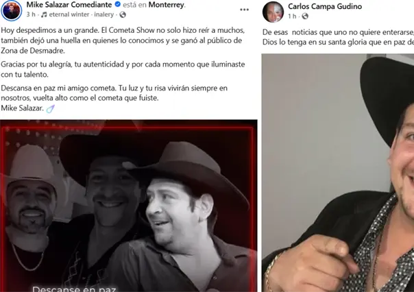 Jesús Alberto González "El Cometa Show": gremio artístico lamenta su fallecimiento