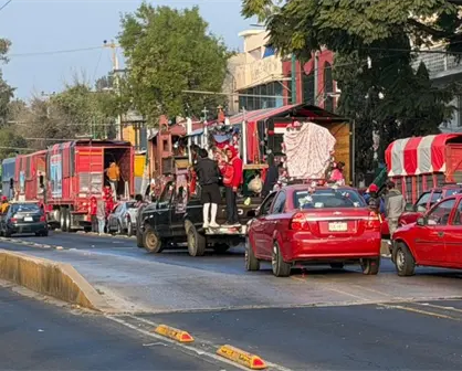 VIDEO | Caos vial en la Basílica: la llegada masiva de peregrinos deja la zona colapsada