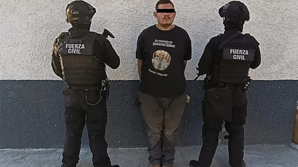 Hombre armado es detenido durante operativo de Fuerza Civil en Los Ramones