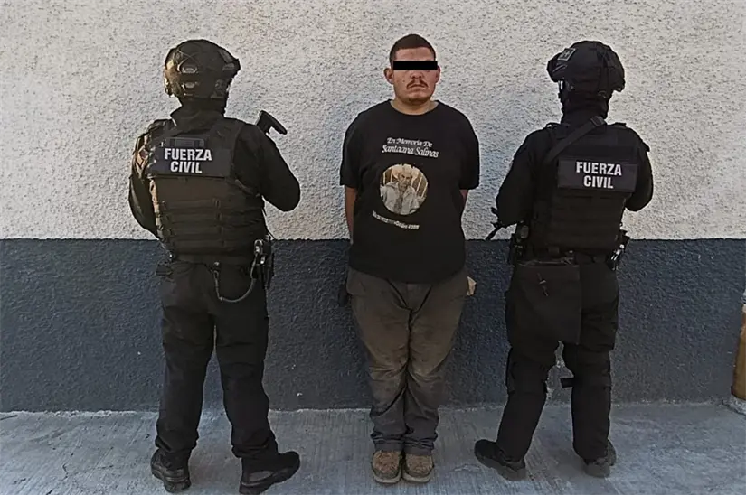 imagen recuadro Identificado como Arcadio “N”, de 23 años. Foto: Fuerza Civil