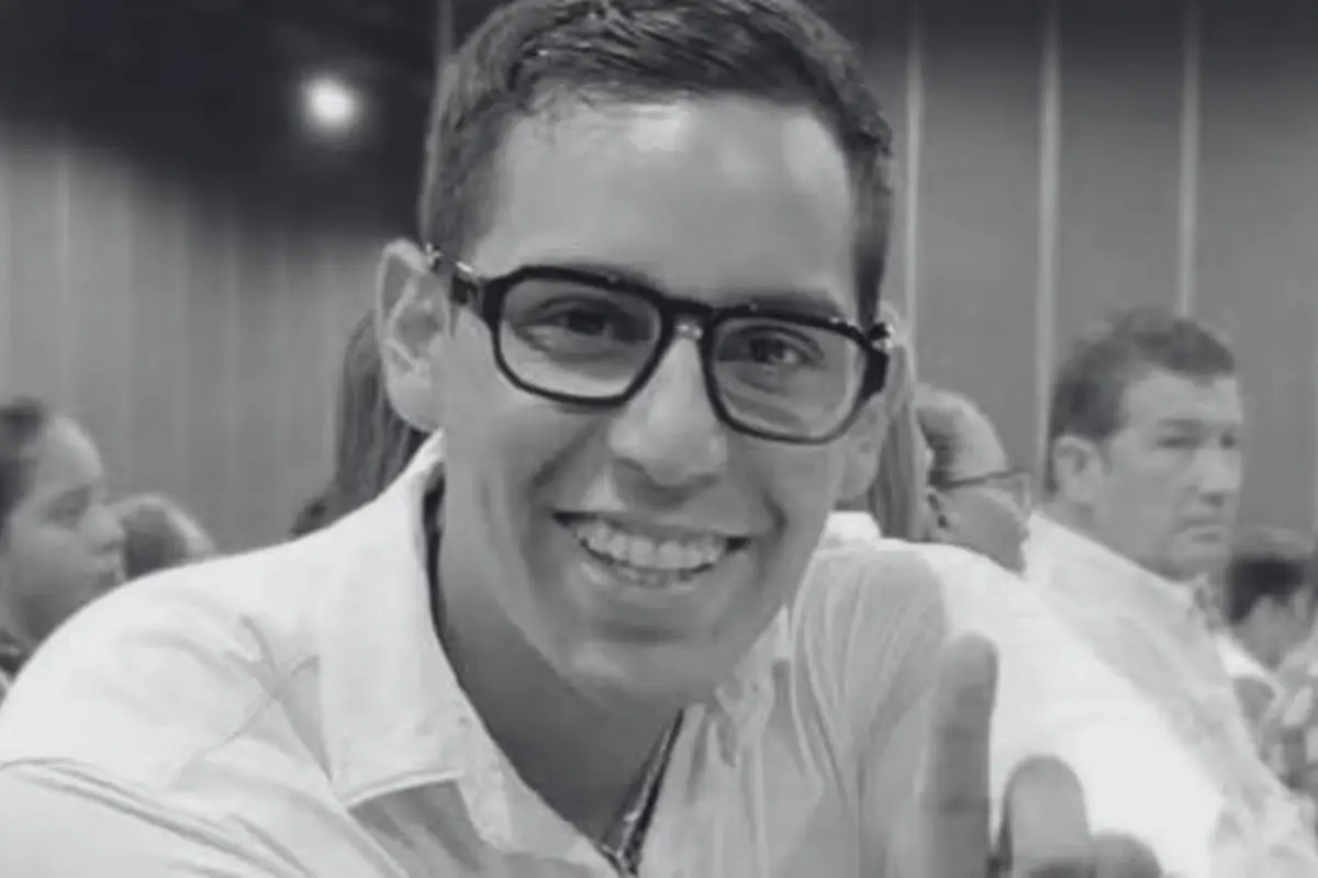 El regidor Brayan Nicolás Vicente Salinas es velado en su natal Reynosa. Foto: Carlos García