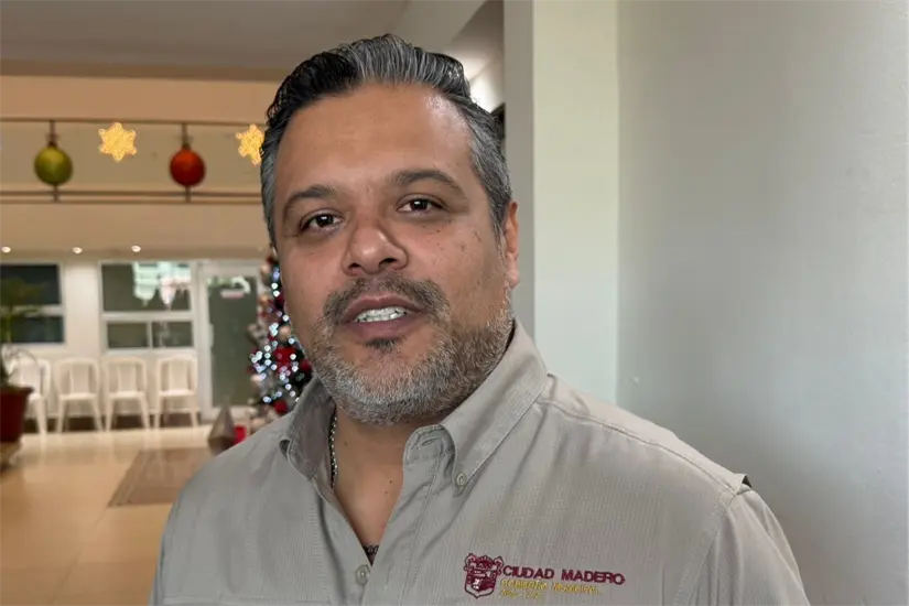 imagen recuadro Héctor Marín Rodríguez, secretario del Ayuntamiento de Ciudad Madero. Foto: Axel Hassel