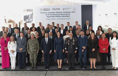Adrián de la Garza participa en la Asamblea Plenaria de Seguridad Pública Municipal y respalda el nuevo plan nacional