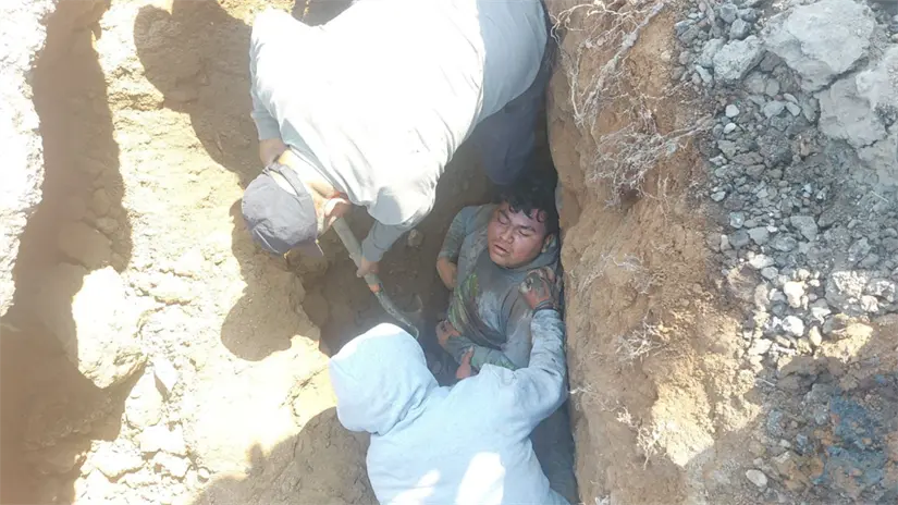 imagen recuadro Personas quedaron atrapadas durante obras en la entidad mexiquense. Foto: Especiales