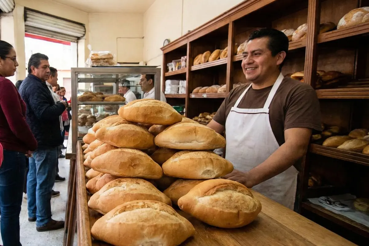 Proponen al bolillo como Patrimonio Gastronómico de la CDMX, la iniciativa de la Anáhuac. Foto: IA