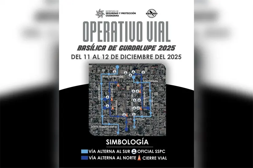 imagen recuadro Los cierres comenzarán este jueves 11 de diciembre. Foto: Policía de Monterrey