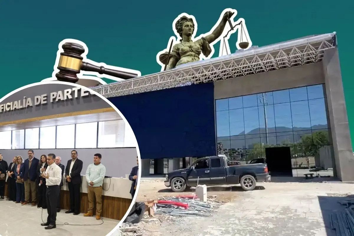 Construcción y presentación de avances de la Ciudad judicial de Saltillo / Foto: Archivo POSTA MX | Poder Judicial del Estado de Coahuila | Canva