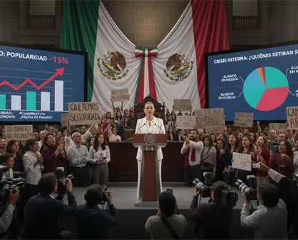 ¿Por qué la presidenta Claudia Sheinbaum baja en su popularidad?