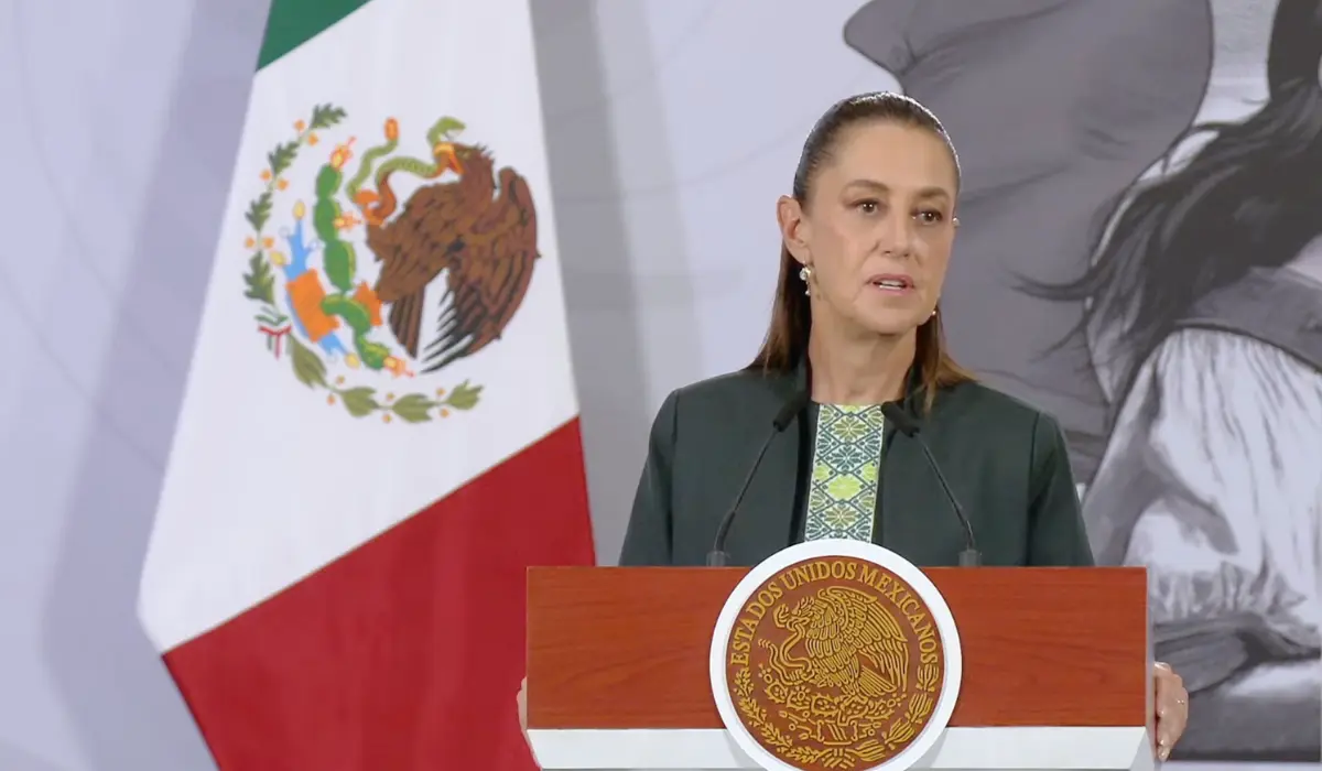 Claudia Sheinbaum en conferencia de prensa del 10 de diciembre. Captura de pantalla: YouTube (Claudia Sheinbaum)