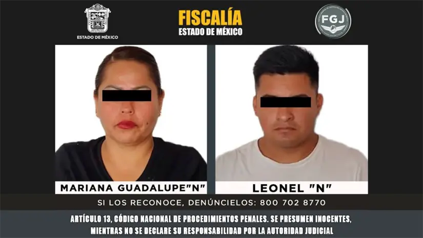 imagen recuadro Detenidos por su presunta participación en hechos delictivos en Edomex. Foto: FGJEM